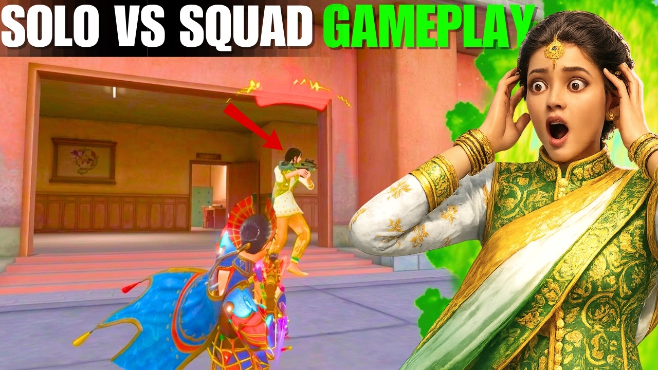 SOLO VS SQUAD GAMEPLAY WITH SEASON 4🔥
