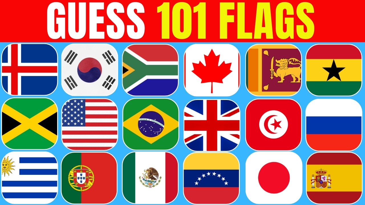 Guess The Flag in 4 seconds🚩 | Can You Guess 101 Flags?