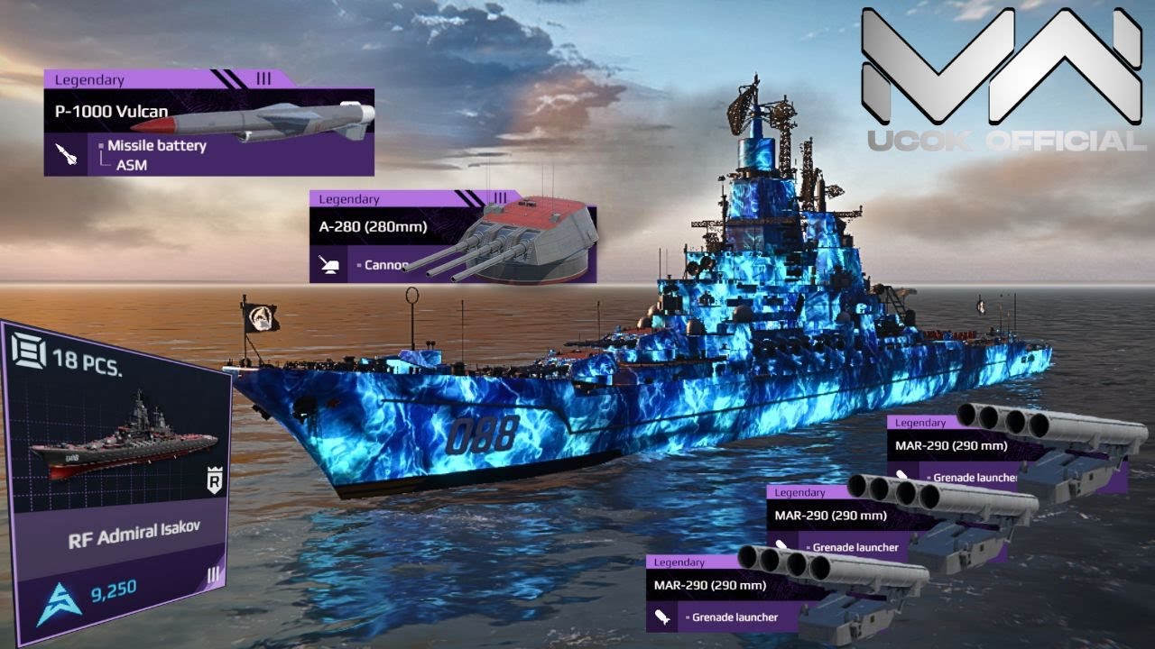 RF Admiral Isakov - Multi-Purpose Battleship With Massive Firepower | Modern Warships