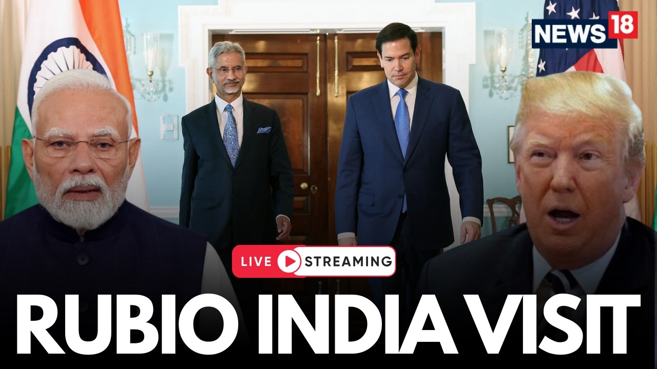 India US Trade Deal | Live: Marco Rubio Arrives in India: High-Level Talks on Defence & Energy