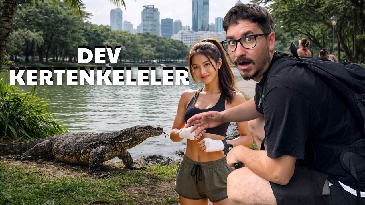 Bangkok’un Ortasında DEV KERTENKELELER?! (Şok Oldum)🇹🇭