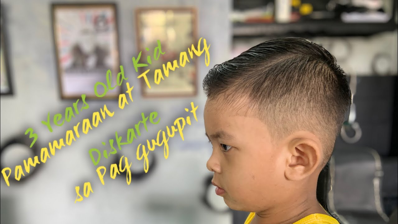 Pamamaraan at Tamang Diskarte sa Pag Gugupit ng Bata | 3 Years Old Kid | Barbers Cut Tutorial