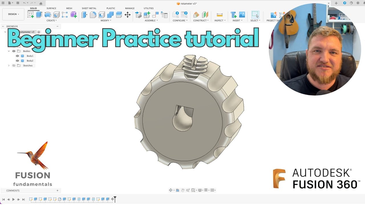 Практическое руководство для начинающих по Fusion 360