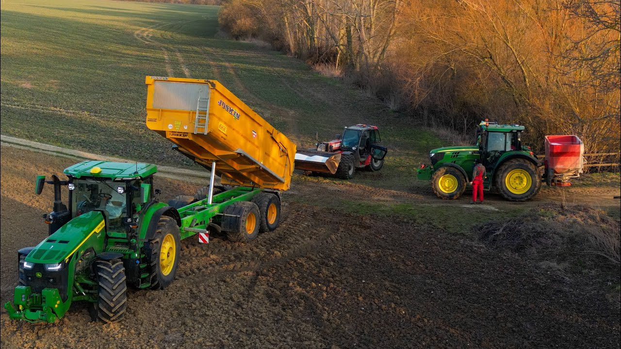 John Deere 6M 155 & Rauch Axis 30.1 W | Prihnojovanie pšenice