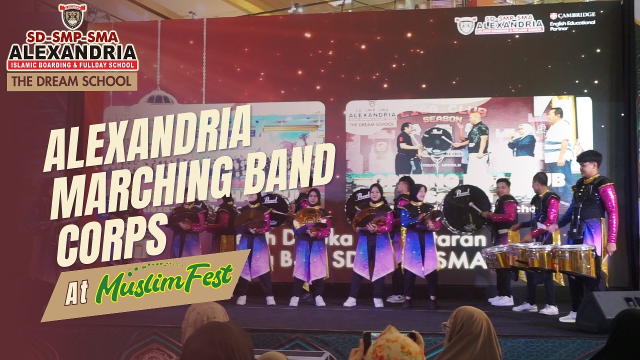 Alexandria Marching Band Corps : performing at Muslimfest
