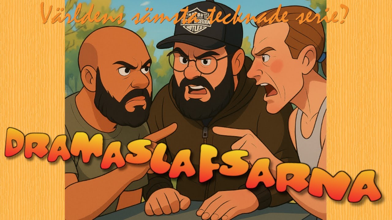 DRAMASLAFSARNA ep 1 (tecknad serie) #skilleras #medvikt #motvikt  #sekten #anjo #parodi