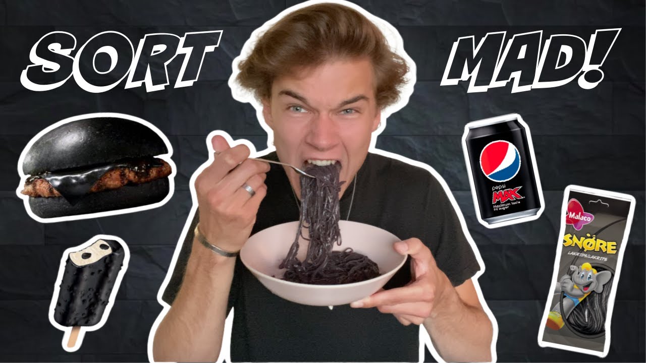 SPISER KUN SORT MAD EN HEL DAG!