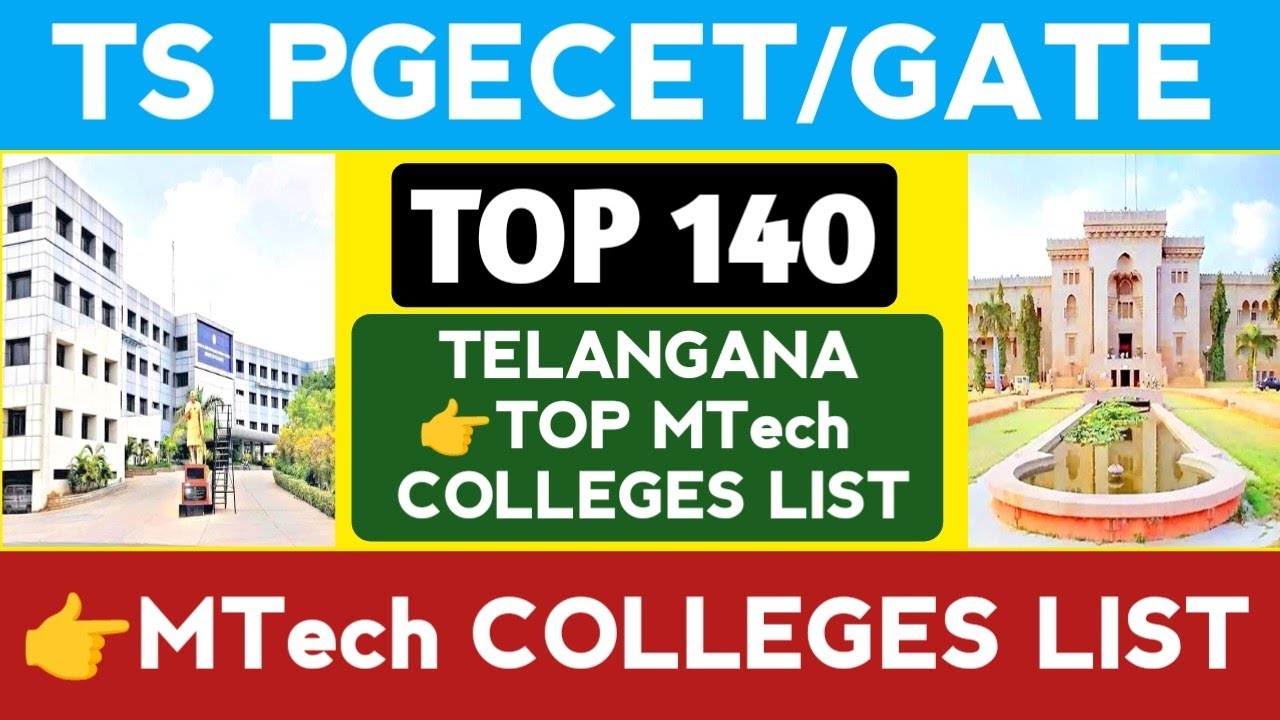 Top 10 MTech Colleges in Hyderabad/Top MTech Colleges in Hyderabad@StudentUpdates247