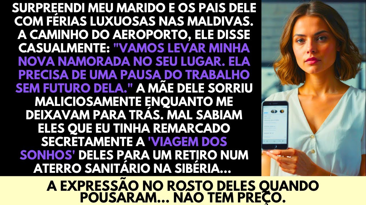 Meu Marido Me Deixou Por Outra — Então Eu O Enviei Para a Sibéria Em Vez Das Maldivas…