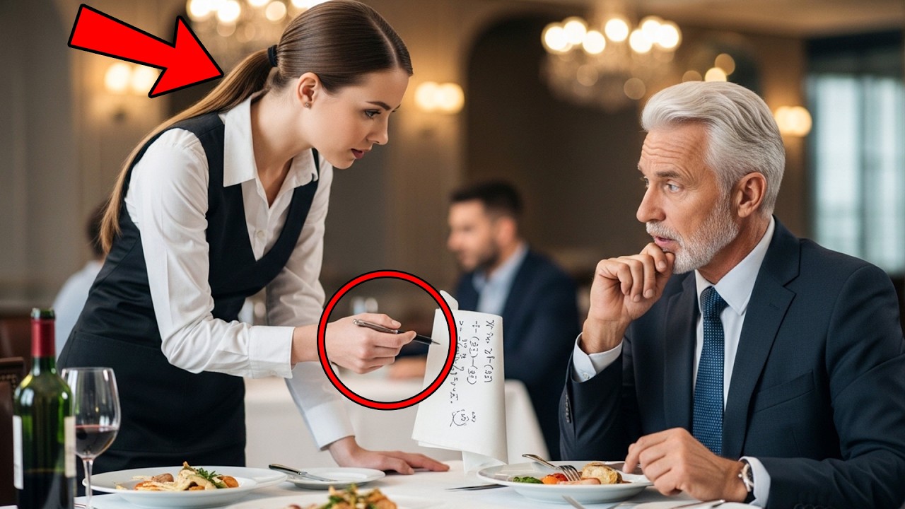 A Quiet Waitress Corrects a Billionaire’s Math — The Room Goes Silent