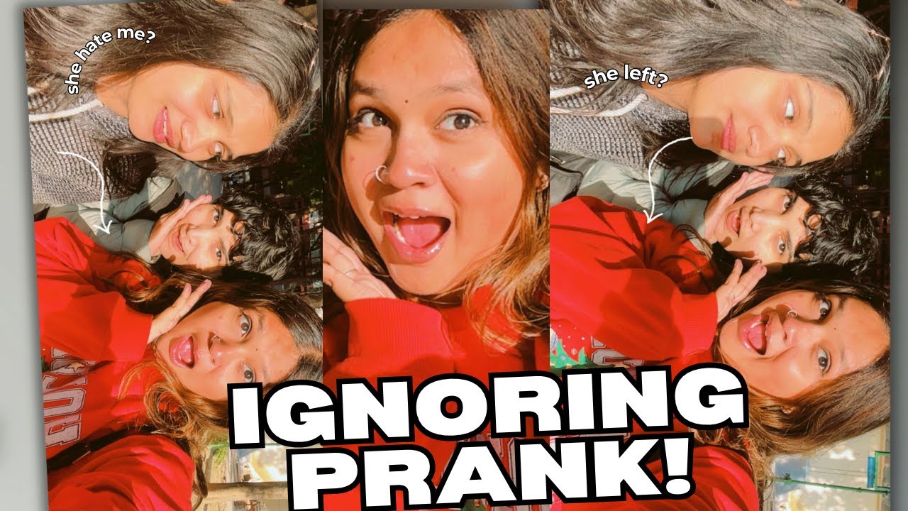Prank gone wrong ||  ignoring my friends || unexpected ending🤭