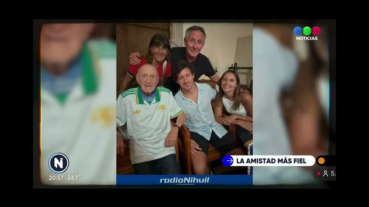 Oscar, el amigo de 105 años de Paulo Dybala