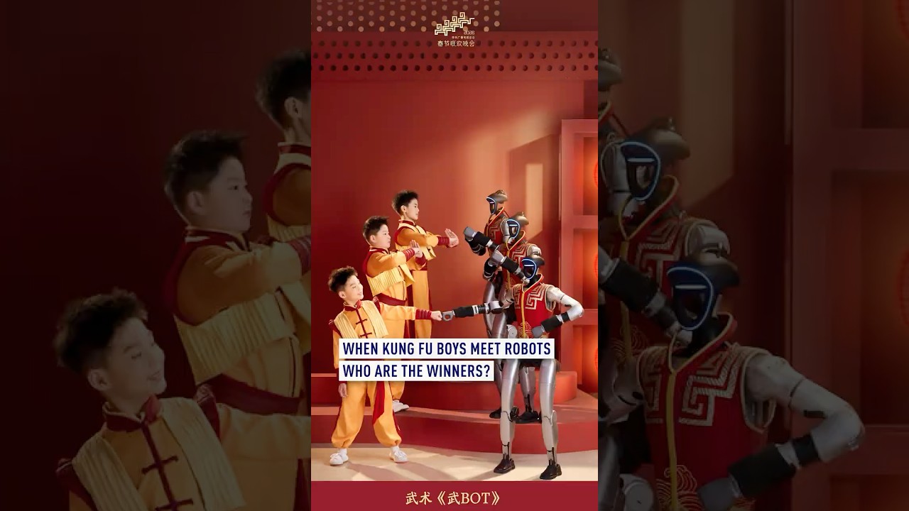 When Kung Fu boys meet Robots, who is the winner?
