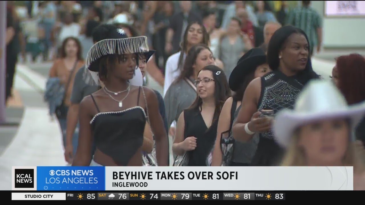 Beyhive takes over SoFi Stadium for first of three Beyoncé shows over holiday weekend