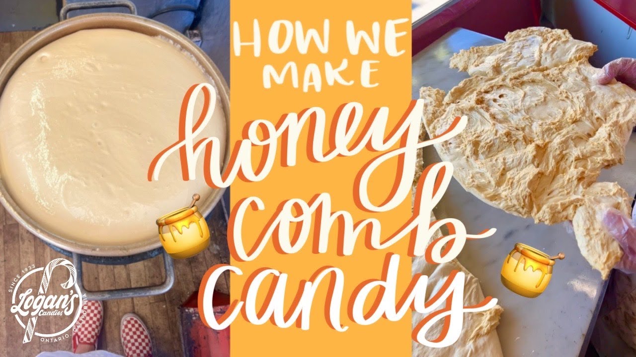 Honeycomb Candy: Trust the Process 😍🍯 // Logan's Candies