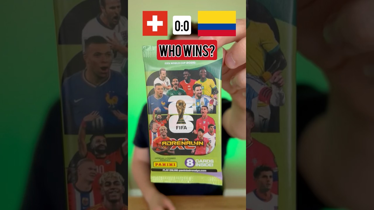 FIFA WORLD CUP 2026 MATCH PREDICTION 🏆 PANINI FOOTBALL BOOSTER PACK OPENING