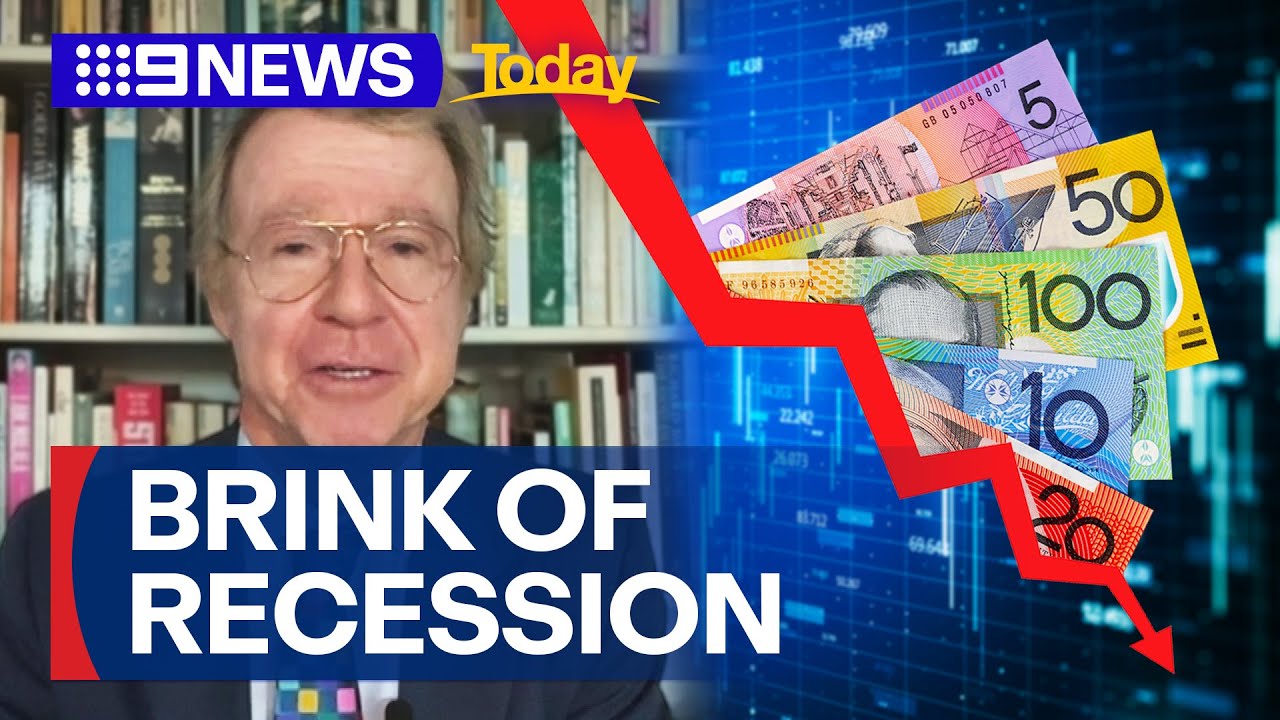Australia on brink of per capita recession, new figures reveal | 9 News Australia