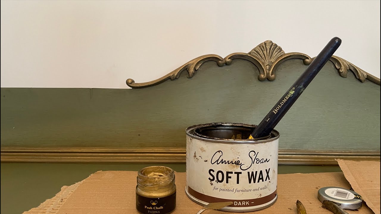 Mixing decorative waxes to get a perfect vintage gold …