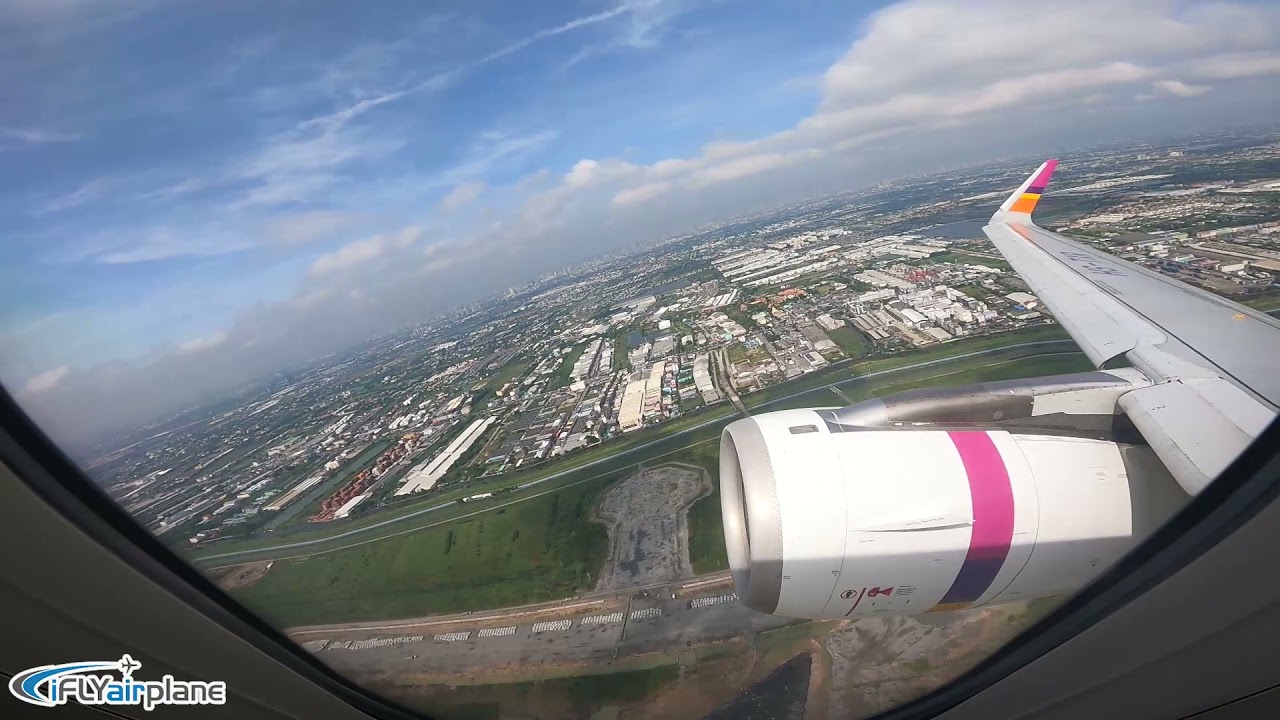 WE285 Bangkok BKK to Phuket HKT A320-232(WL) HS-TXR (EP.410)