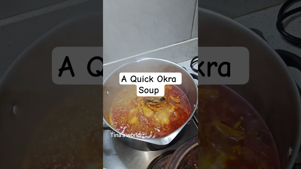 Let's Make A Very Little Okra Soup.