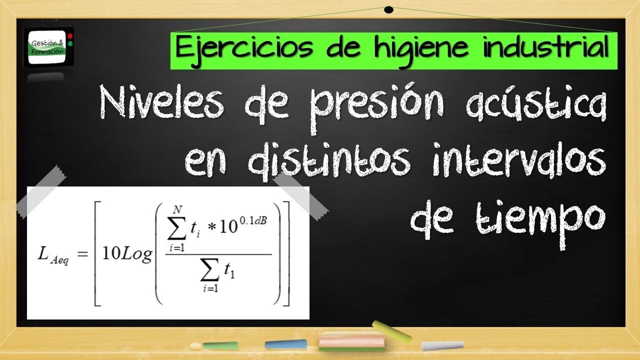 Cálculo de niveles acústicos en distintos intervalos de tiempo