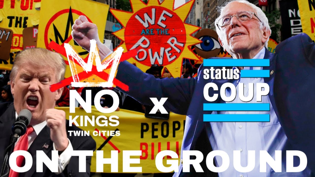 LIVE From NO KINGS Protest in Minnesota | Bernie Sanders, Bruce Springsteen, Jane Fonda, Tim Walz