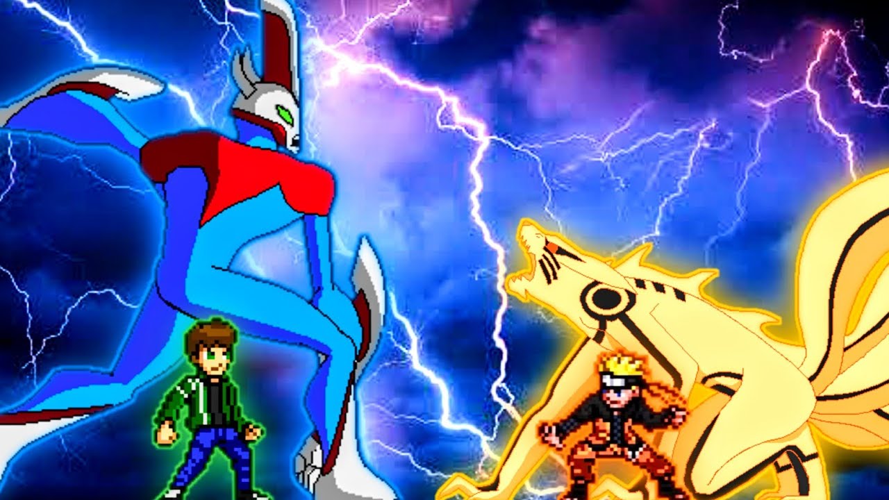 Ben 10 Ultimate Alien VS Naruto OP (all form) in Jump Force Mugen 😱