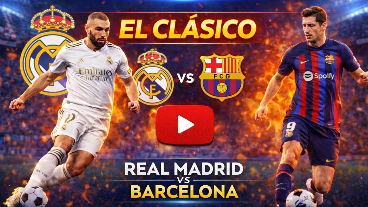 EL CLÁSICO 🔥 Real Madrid vs Barcelona | DLS 2026 Gameplay
