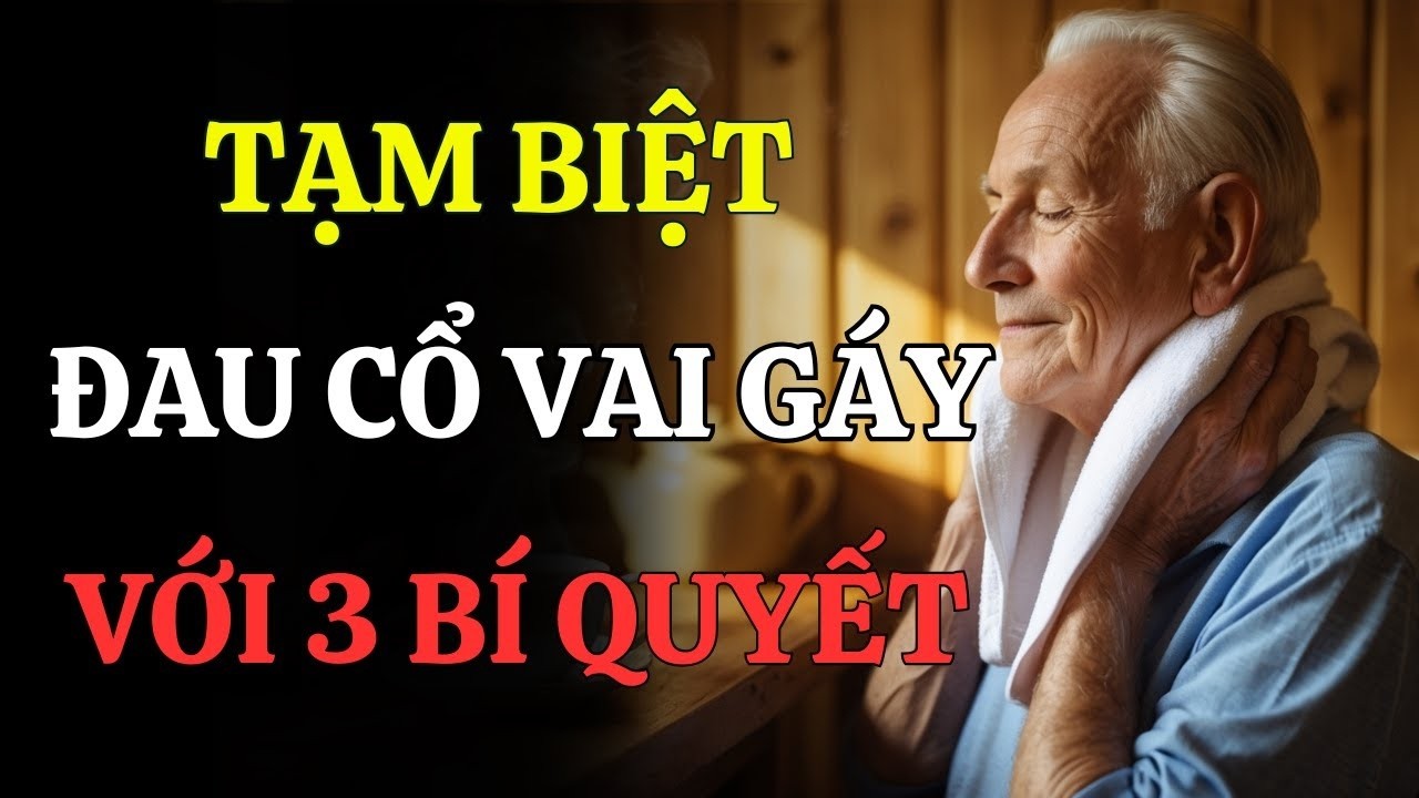 TẠM BIỆT ĐAU CỔ VAI GÁY 20 NĂM VỚI NHỮNG BÍ QUYẾT ĐƠN GIẢN NÀY!