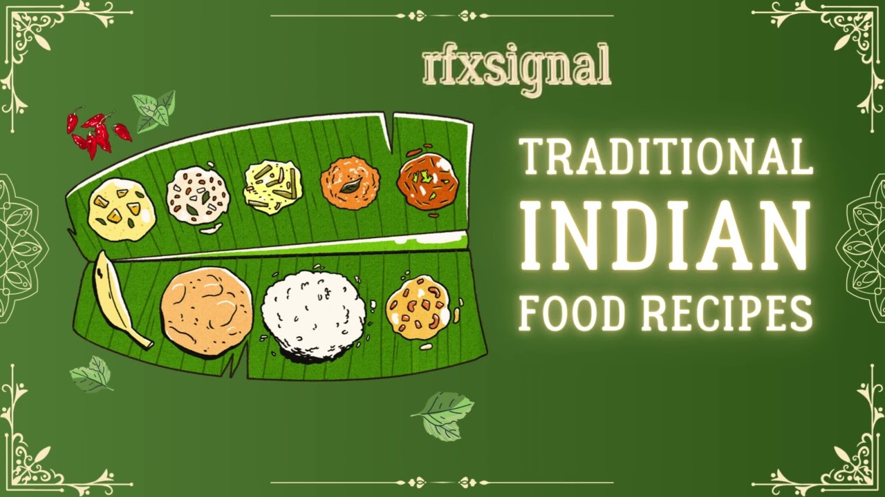 "Modern Indian Food Art | Green & Yellow Palette Inspiration"