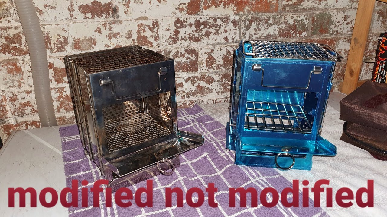 How I Modified my cheap lixada £20 Chinese fire stove from amazon to make it safer for usage,