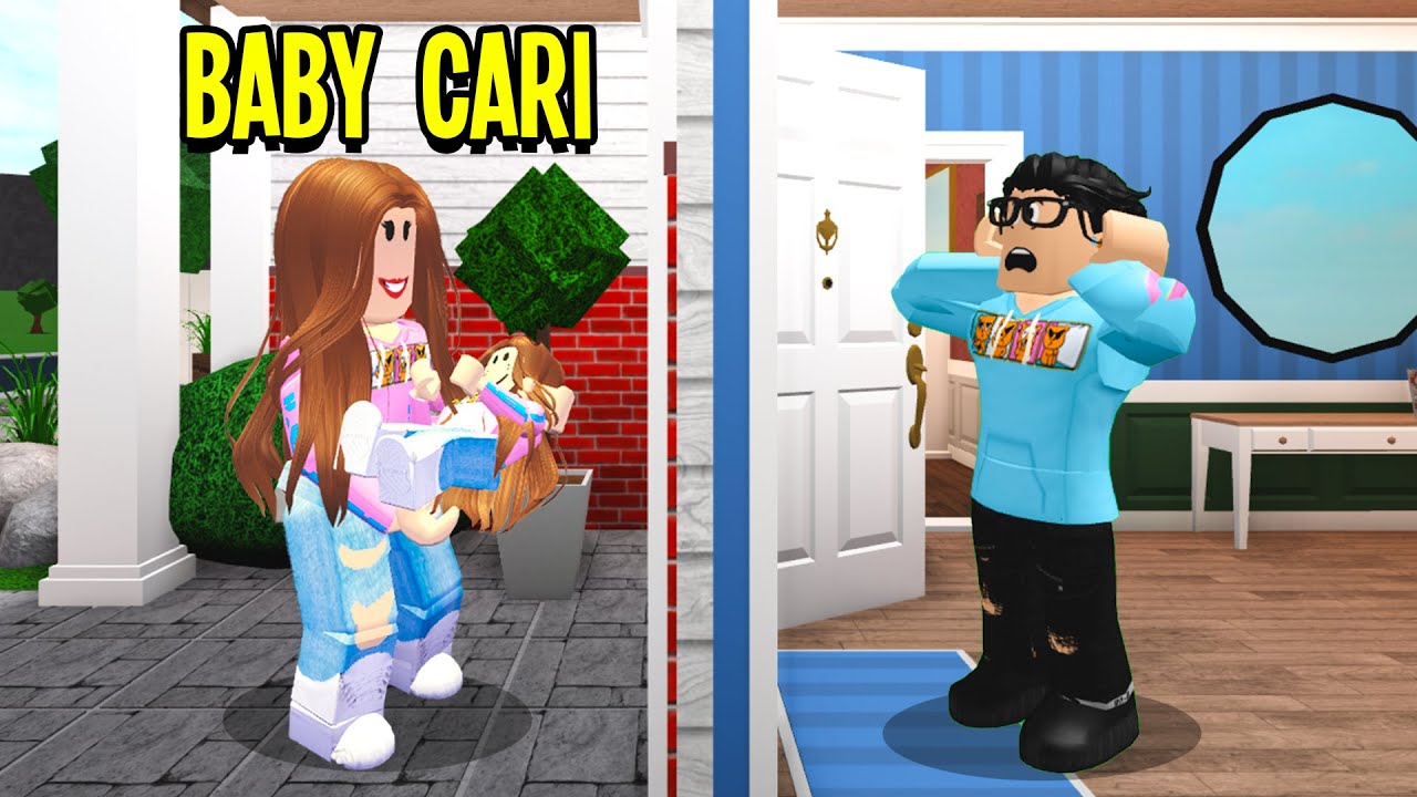 I Surprised By Boyfriend With A Daughter! (Roblox Bloxburg)