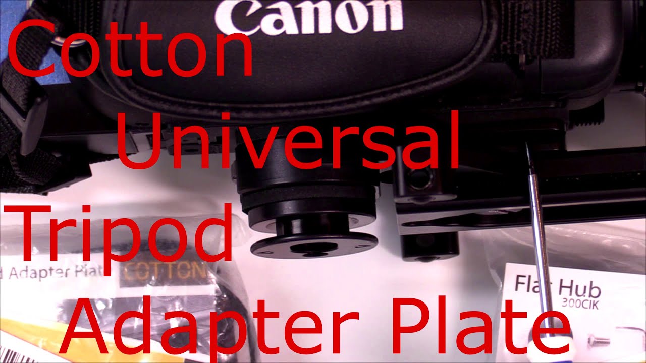 Cotton Universal Tripod Adapter Plate and Kessler Kwik Stand