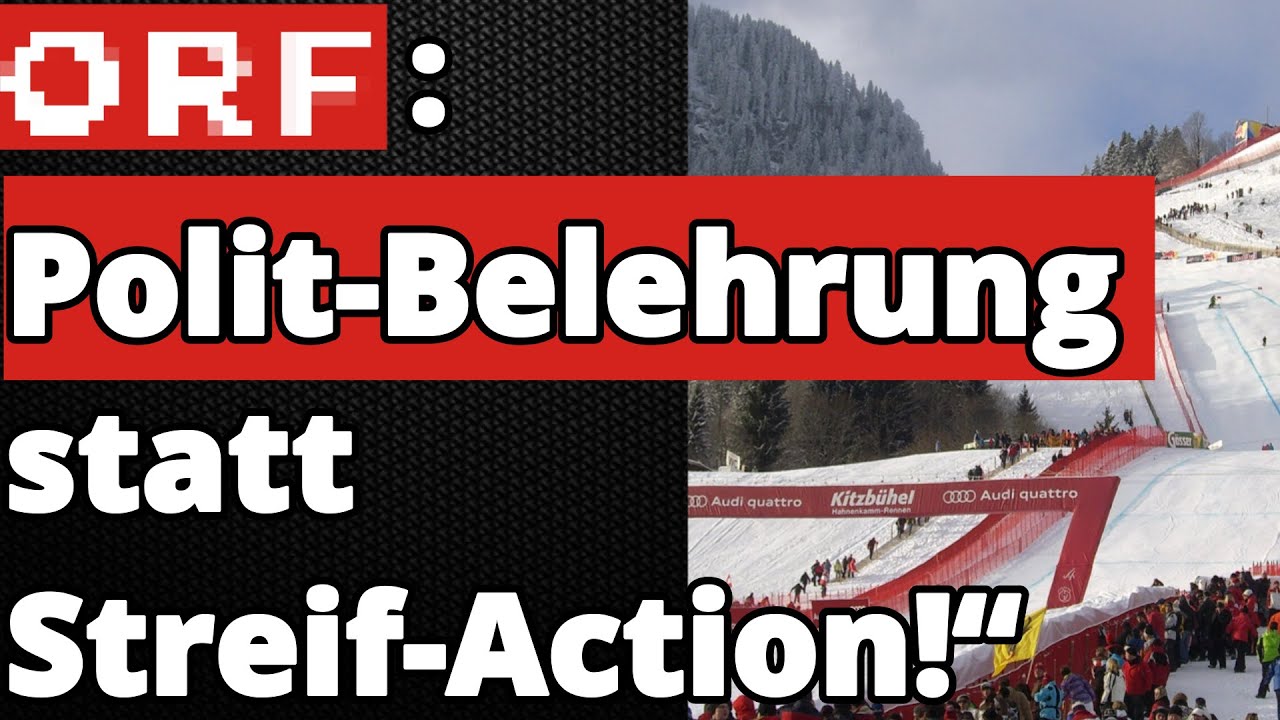Hahnenkamm im Standbild: Der ORF sieht überall ‚Rechts‘, nur den Fehler im Stream nicht