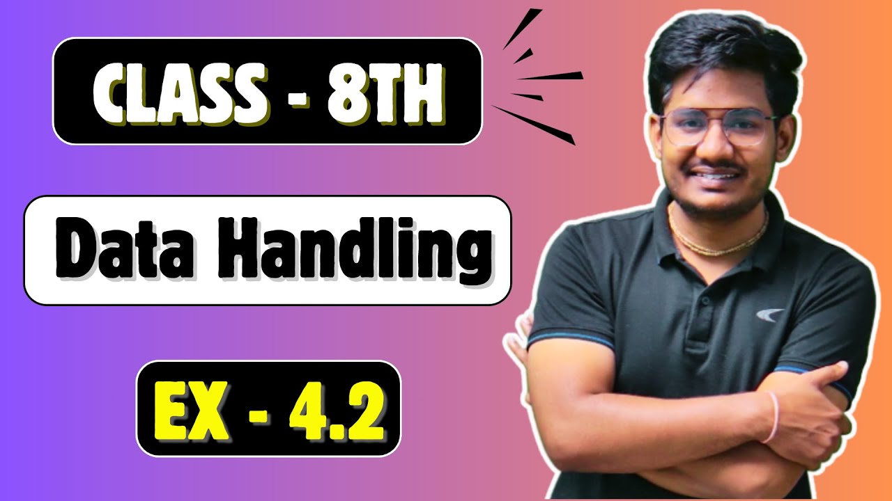 Ex 4.2 class 8 maths | ch 4 data handling class 8 maths | class 8 ex 4.2 new book | green board 8th