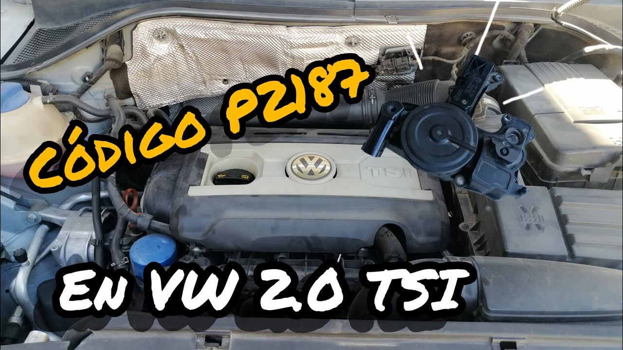 Código P2187 Remplazo de la válvula pcv en vw 2.0 tsi