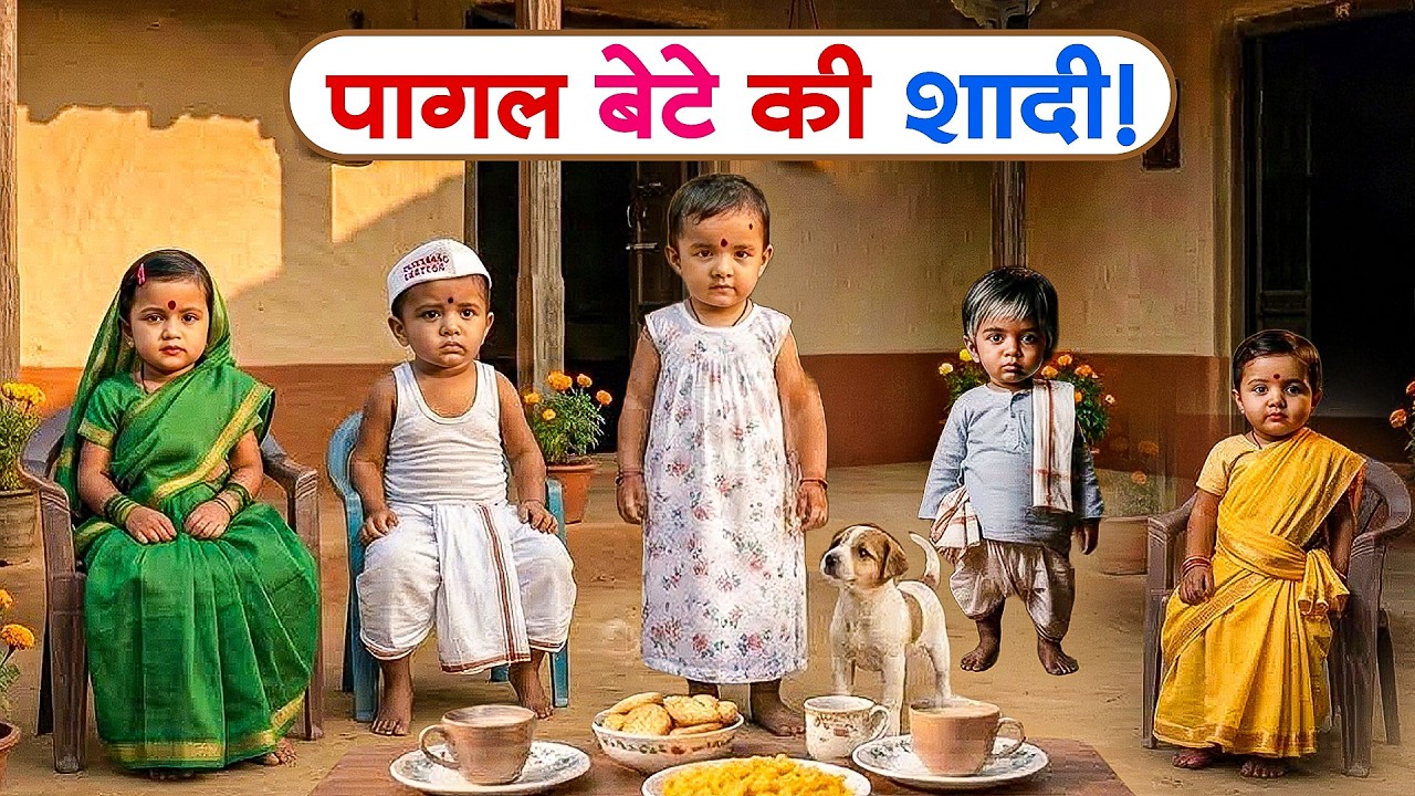 पागल बेटे की शादी 😂 | Funny  Baby Kids Comedy Video