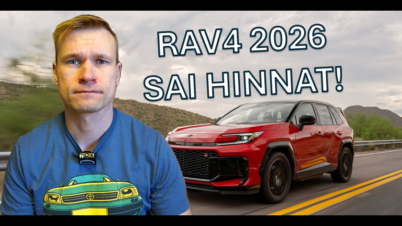 Toyota RAV4 2026 sai hinnat! Ja varusteet!