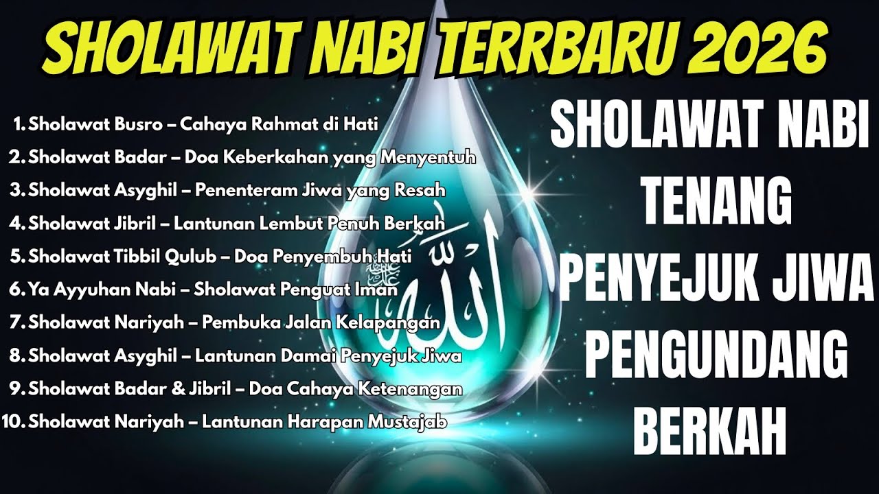 Sholawat Easy Listening Islami | Sholawat Penenang Hati