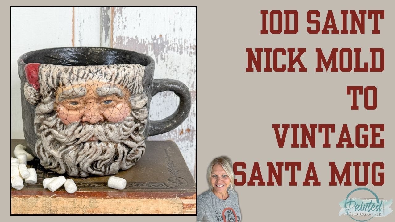 Праздничный декор, КОТОРЫЙ ВАМ ОБЯЗАТЕЛЬНО НУЖЕН - Форма IOD Saint Nick для изготовления винтажно...