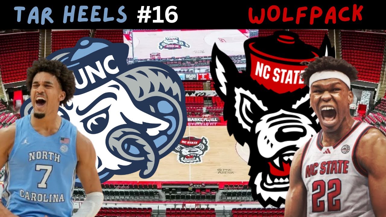 #16 North Carolina vs NC State Live Play by Play & Reaction