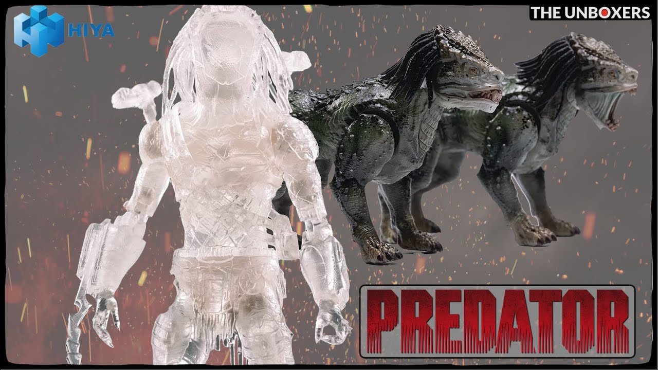 Invisible Wolf Predator & Predator Hounds Exquisite Mini Action Figures by Hiya