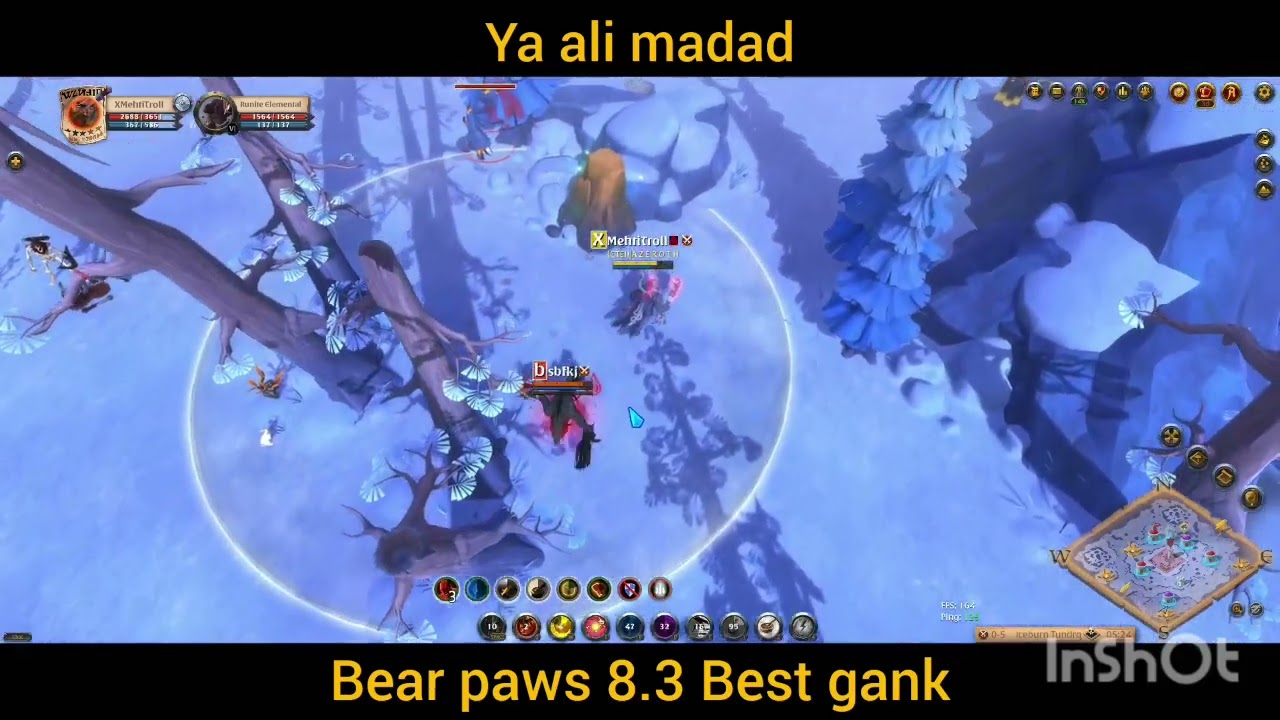 Bear paws 8.3 Gank Black zone God of Ganker MehtiTroll Rage 8.2 8.3 only and 8.4 playing