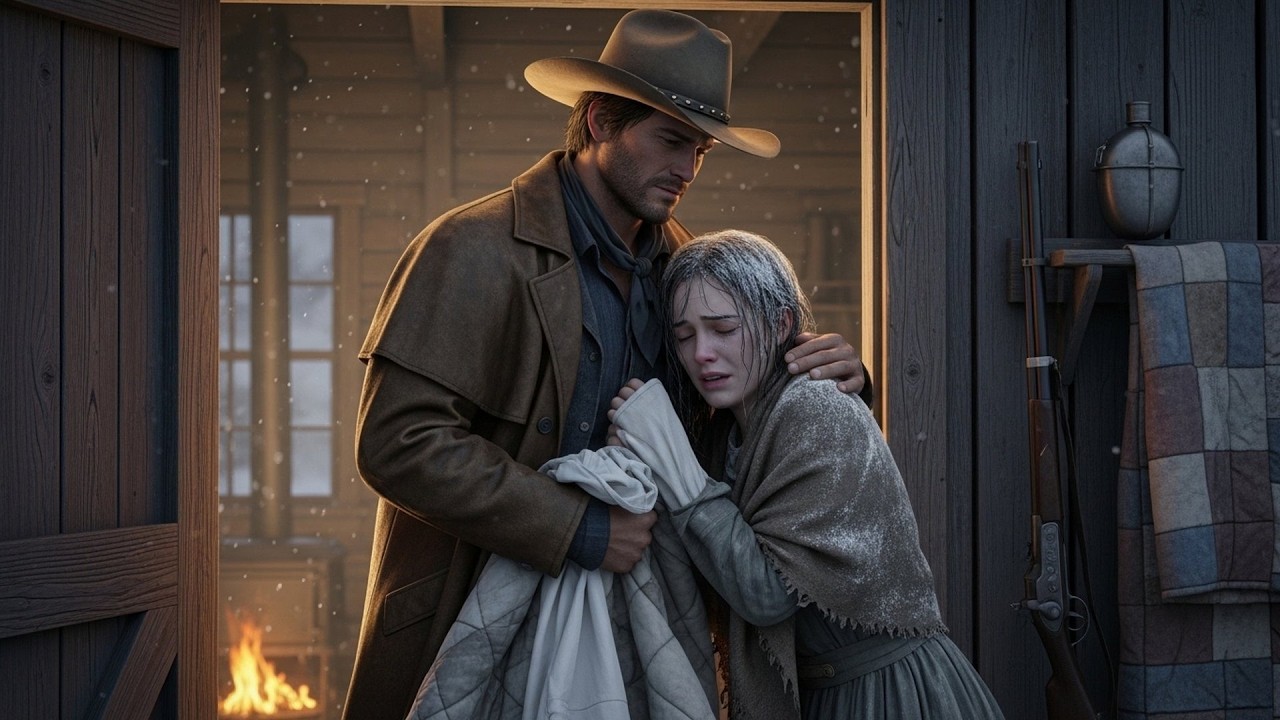 The Town Outcast Knocked On His Door Freezing, The Cowboy Said Come In, You're Welcome Here Always
