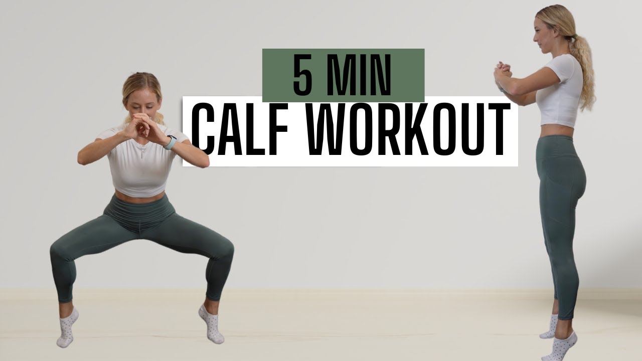 5 Min LEAN & STRONG CALF Workout for Women | fitnessa ◡̈