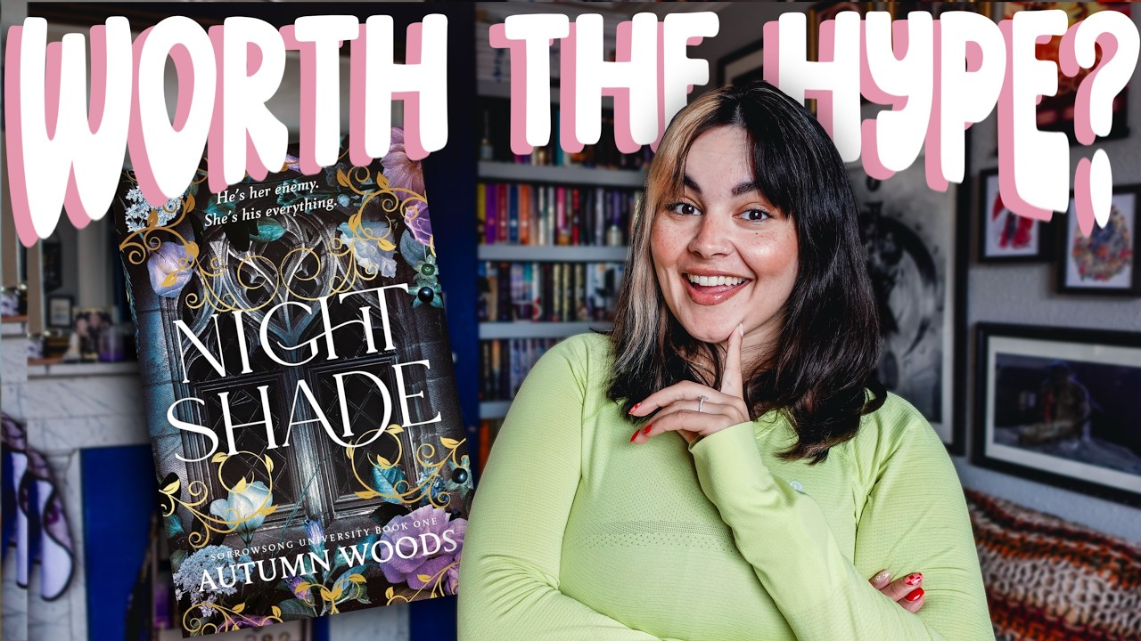 Is Nightshade by Autumn Woods Worth The Hype? 🪻READING VLOG #339