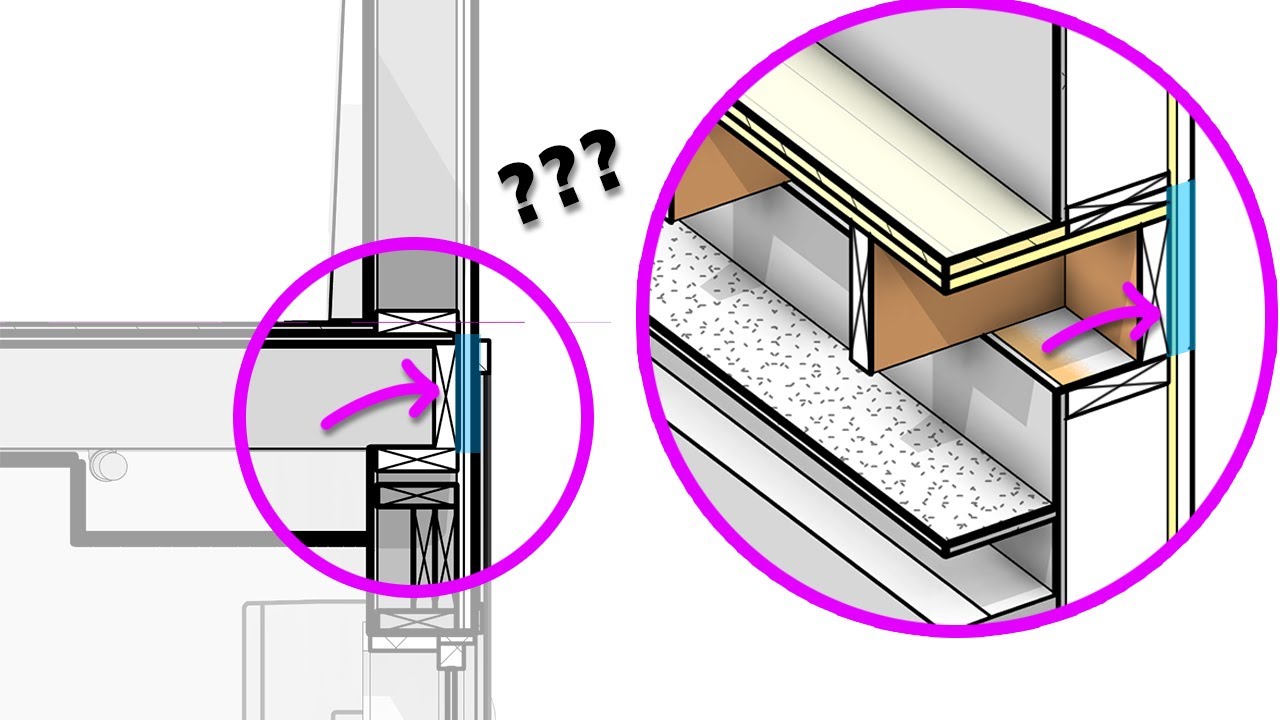 Model Where Sheathing / Siding Overlap Rim Joist in Revit (3 Options)