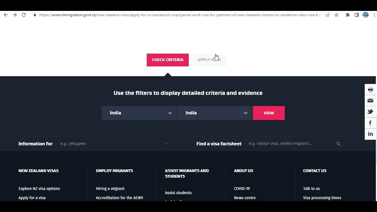 How To Apply Partner Of A New Zealander Work Visa Step By Step Full Information