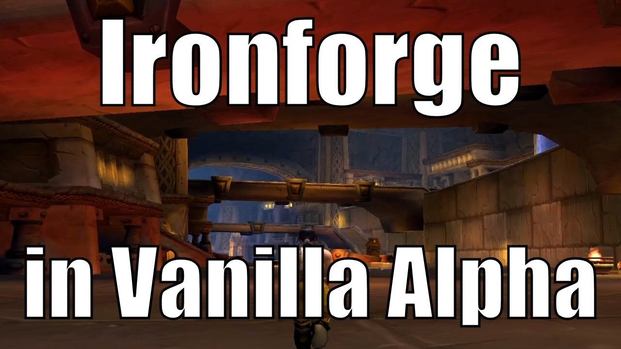 Visiting Ironforge in Vanilla Alpha - WoW Exploration - World of Warcraft Alpha 0.5.3
