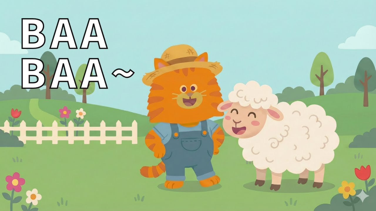 🐑 BAA BAA! Old McDonald Had a Farm | Fun & Interactive English Song for Toddlers (0–3)